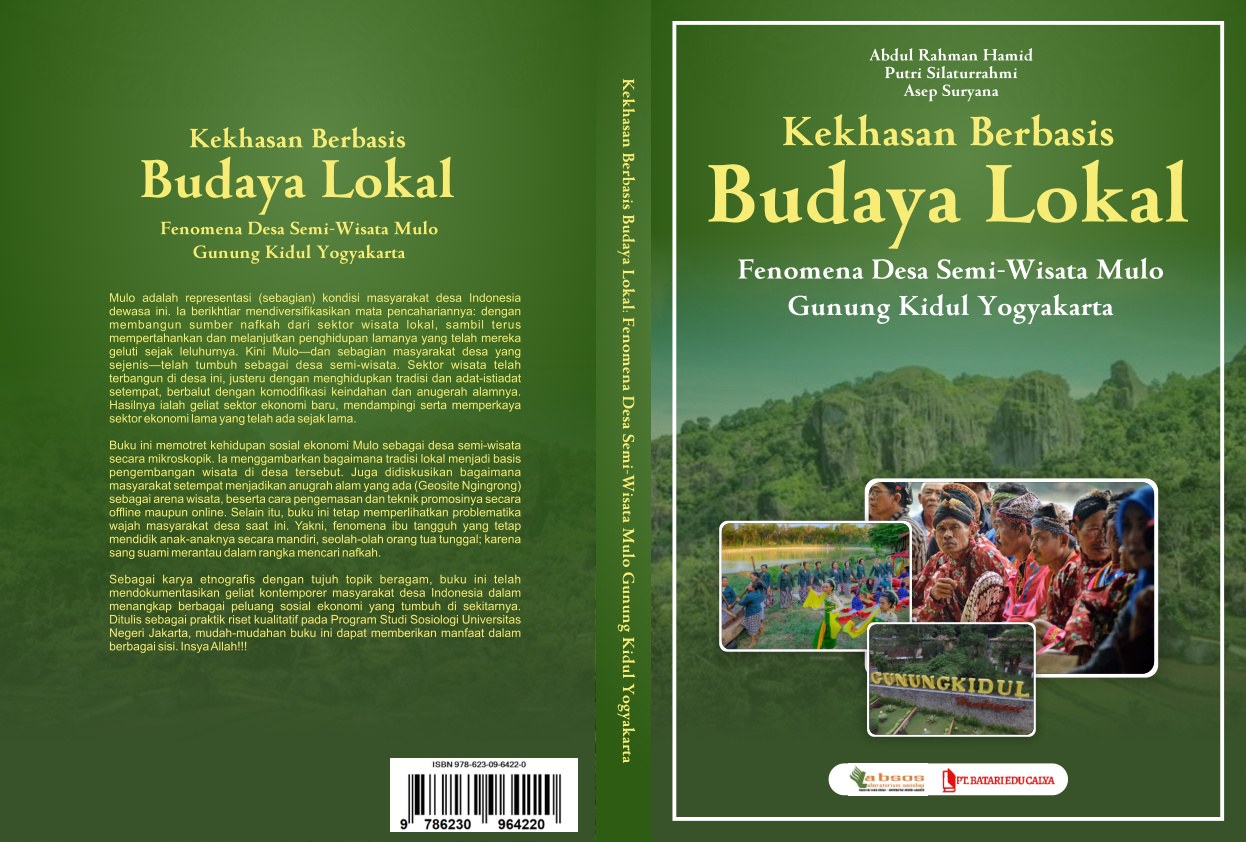 Cover Kekhasan berbasis budaya lokal : fenomena desa semi-wisata Mulo Gunung Kidul Yogyakarta