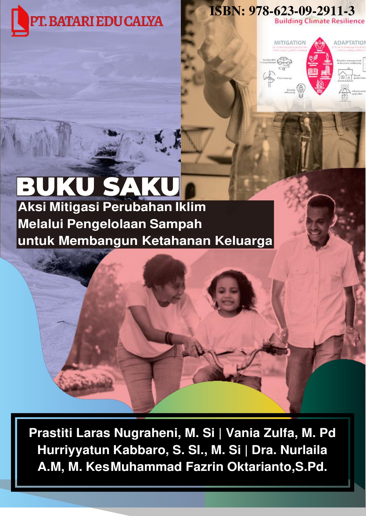 Cover Buku saku aksi mitigasi perubahan iklim melalui pengelolaan sampah untuk membangun ketahanan keluarga