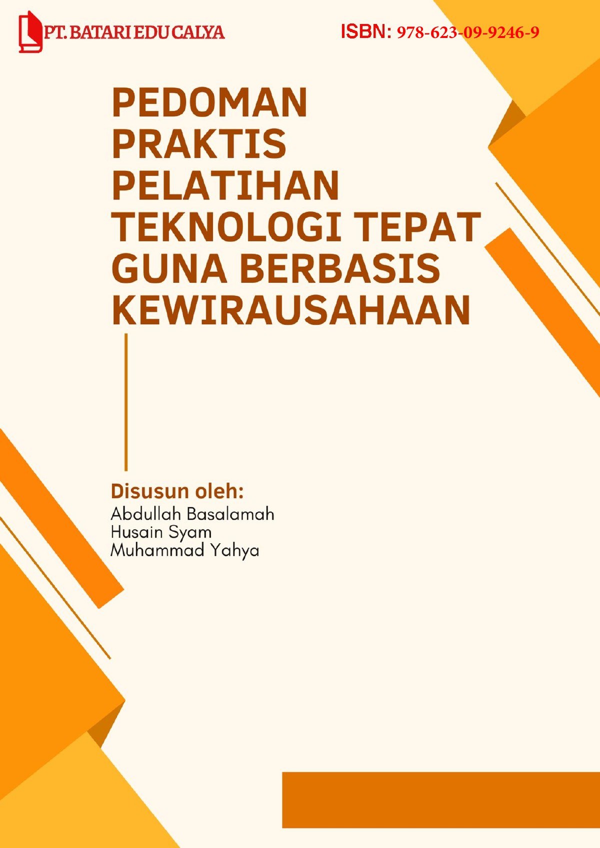 Cover Pedoman praktis pelatihan teknologi tepat guna berbasis kewirausahaan