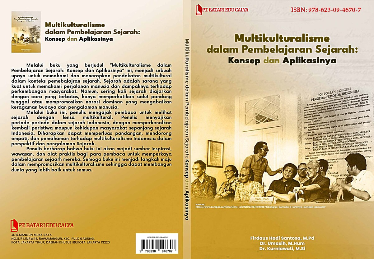 Cover multikulturalisme dalam pembelajaran sejarah : konsep dan aplikasinya