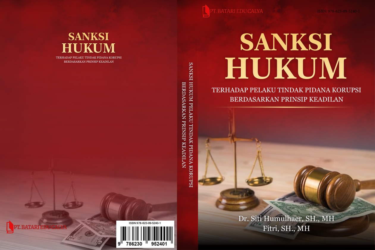 Cover Sanksi hukum terhadap pelaku tindak pidana korupsi berdasarkan prinsip keadilan